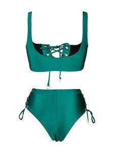 Noire Swimwear Metallic bikini - Groen