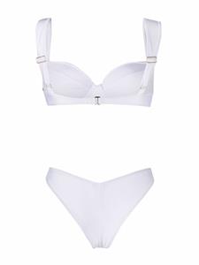 Noire Swimwear Bikini van lurex - Wit