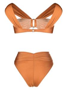 Noire Swimwear Bikini met gesp - Oranje