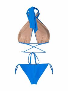 Noire Swimwear Triangel bikini - Blauw