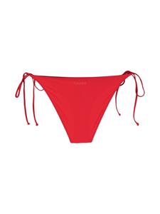 GANNI Bikinislip met gestrikte zijkant - Rood