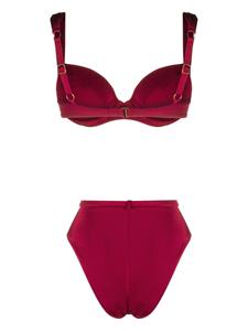 Noire Swimwear Bikini met amulet - Roze