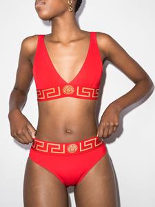 Versace Bikinislip met Greca print - Rood