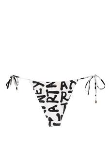 Stella McCartney Bikinislip met logoprint - Wit