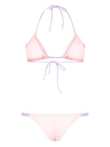 Reina Olga two-tone faded bikini set - Roze