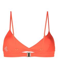 Sporty & Rich Bikinitop met logoprint - Oranje