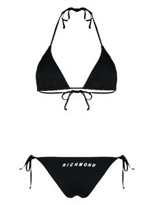 John Richmond Triangel bikini - Zwart