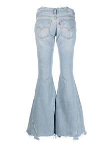 ERL x Levi's low-rise flared jeans - Blauw