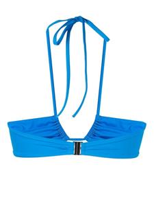 BONDI BORN Bikinitop met halternek - Blauw