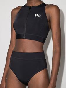 Adidas High waist bikinislip - Zwart