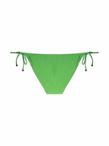 Nanushka Bikinislip met gestrikte zijkant - Groen