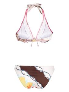 Roberto Cavalli Bikini met grafische print - Veelkleurig