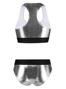 Dolce & Gabbana Bikini met metallic-effect - Zilver
