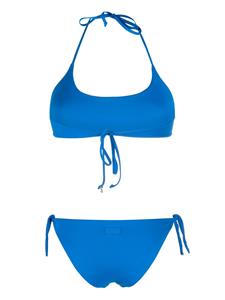 Fisico Bikini met striksluiting - Blauw