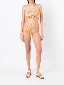 Clube Bossa Bikinitop met print - Oranje