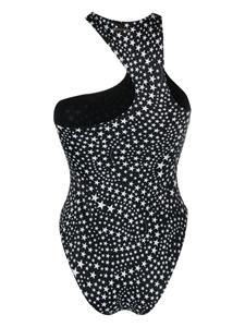 Stella McCartney star-print cut-out swimsuit - Zwart