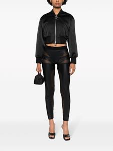 Versace Semi-doorzichtige legging - Zwart