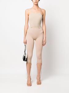 ANDREĀDAMO Cropped legging - Beige