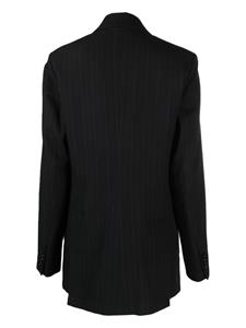 Barena pinstripe-pattern double-breasted blazer - Zwart