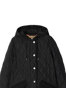 Burberry Gewatteerde jas - Zwart