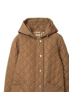 Burberry Gewatteerde jas - Bruin