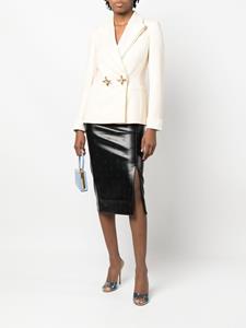 Moschino Blazer met dubbele rij knopen - Wit