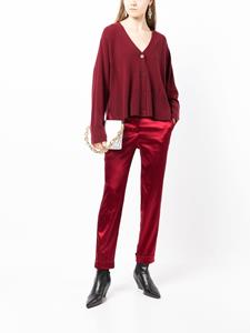 P.A.R.O.S.H. Pantalon met satijnen afwerking - Rood