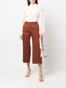 Alberto Biani Cropped pantalon - Bruin