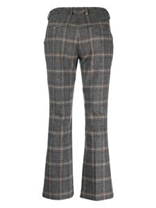 PT Torino checked tailored trousers - Grijs