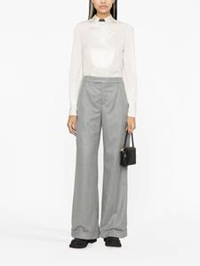 Brunello Cucinelli Pantalon met verborgen sluiting - Grijs