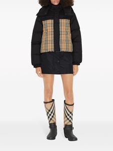 Burberry Cropped donsjack - Zwart