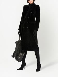 Balenciaga Jas met dubbele rij knopen - Zwart