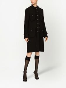Dolce & Gabbana Tweed jas - Zwart