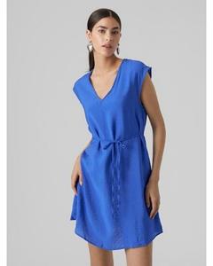 Vero Moda Mini-jurk VMIRIS S/L V-NECK SHORT DRESS WVN NOOS