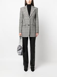 Roberto Cavalli Blazer met pied-de-poule print - Zwart