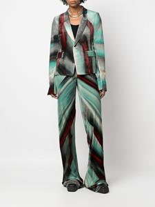 Rick Owens Blazer met abstracte print - Groen