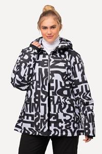 Ulla Popken Funktionsjacke Performance-Jacke Kapuze wasserdicht 2-Wege-Zipper