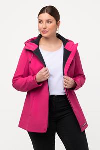 Ulla Popken Softshelljacke HYPRAR Softshelljacke Fleecefutter 2-Wege-Zipper