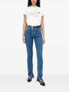 RE/DONE high-rise bootcut jeans - Blauw