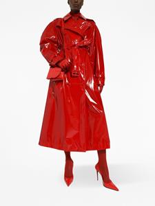 Dolce & Gabbana Trenchcoat met stormflap - Rood