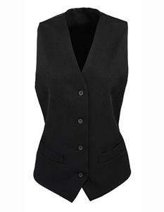 Premier WorkWear PW623 Ladies` Lined Polyester Waistcoat