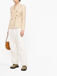 Balmain Blazer met dubbele rij knopen - Beige