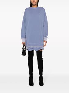 Diesel D-Rollege distressed sweatshirt minidress - Paars