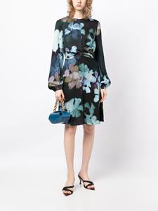 PS Paul Smith Mini-jurk met bloemenprint - Zwart