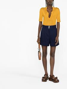 See by Chloé High waist shorts - Blauw