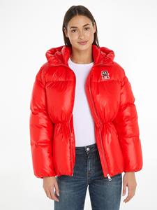 Tommy hilfiger  New York Glossy Puffer Jas Fireworks - S - Dames