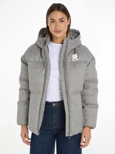 Tommy hilfiger  New York Puffer Jas Heather Grey - M - Dames