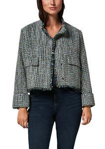 Comma  Tweed Jacket Groen - 42 - Dames