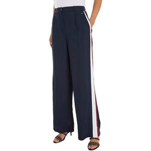 Tommy Hilfiger Webhose WIDE LEG PIECED GBL STP PANTS mit Global Stripe an der Seitennaht