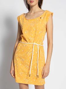 Ragwear Jersey jurk in geel voor Dames